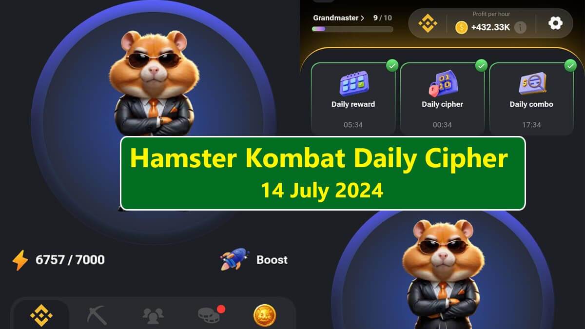 14 July Hamster Kombat Daily Combo