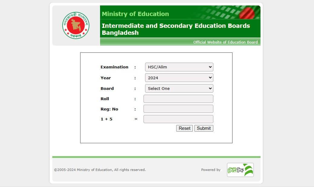 HSC Result 2024