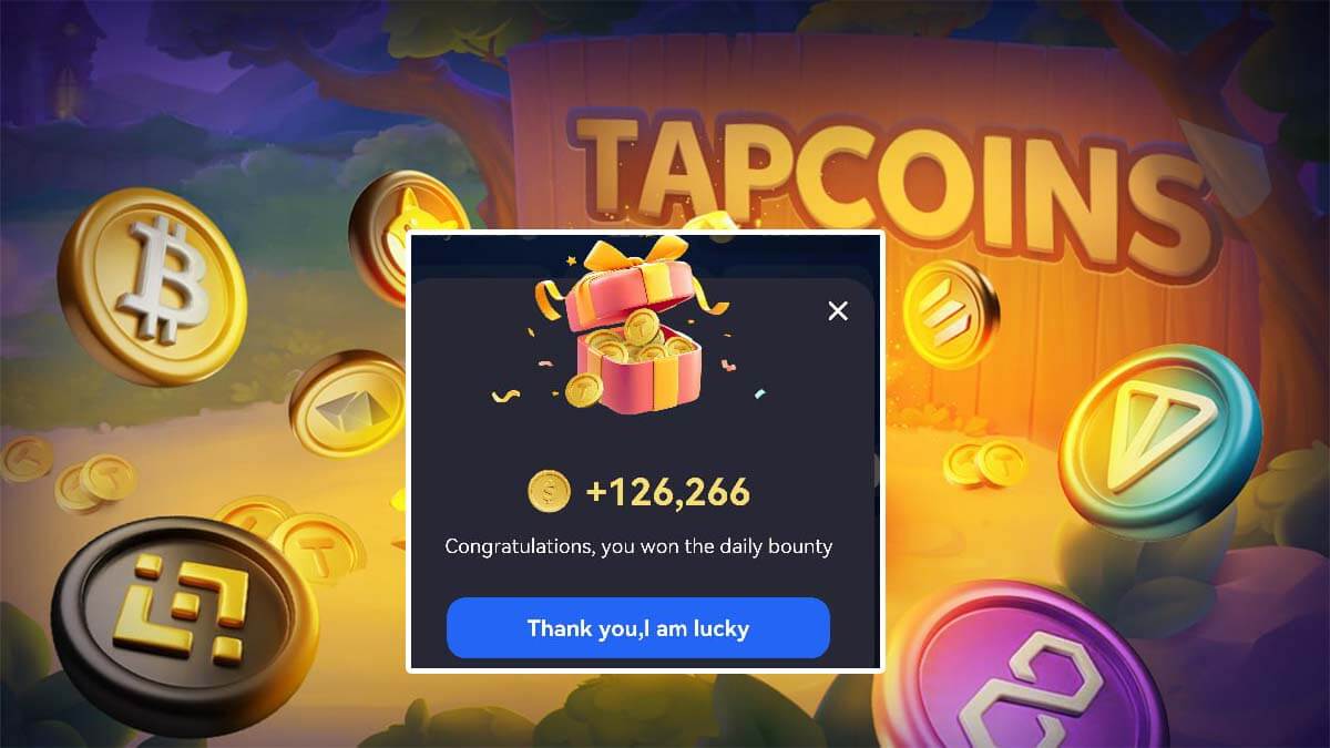 Tapcoin Daily Bounty 29 October